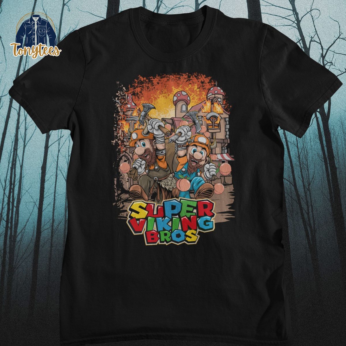 Mario Super Viking Bros Shirt