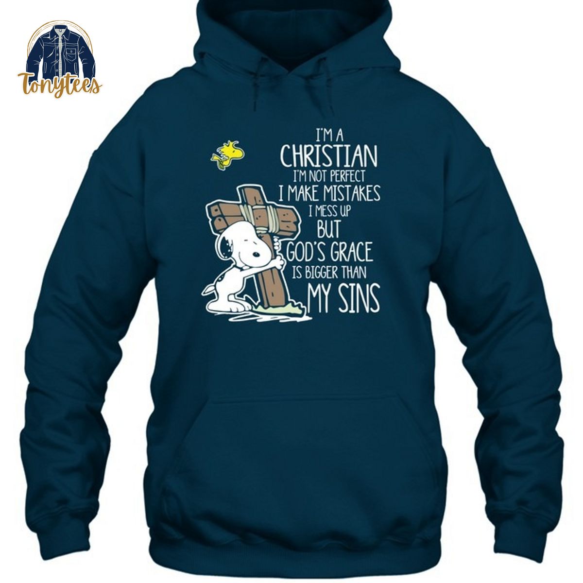 Snoopy I’m Christian I’m not perfect I make mistake I mess up shirt