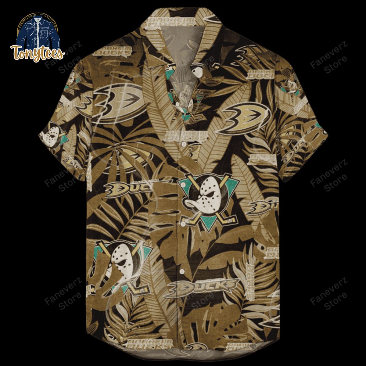 Anaheim Ducks Retro Revolution 2024 Hawaiian Shirt