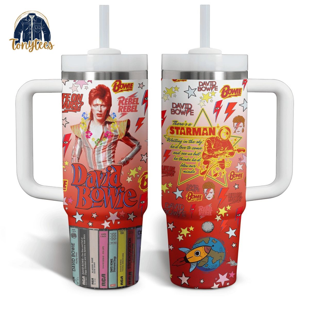 David Bowie Starman Stanley Tumbler Cup