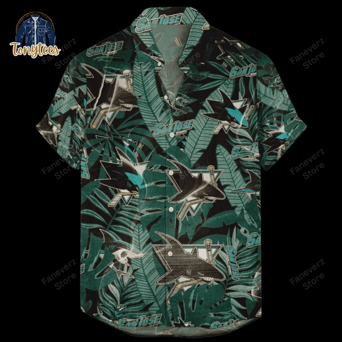 San Jose Sharks Retro Revolution 2024 Hawaiian Shirt