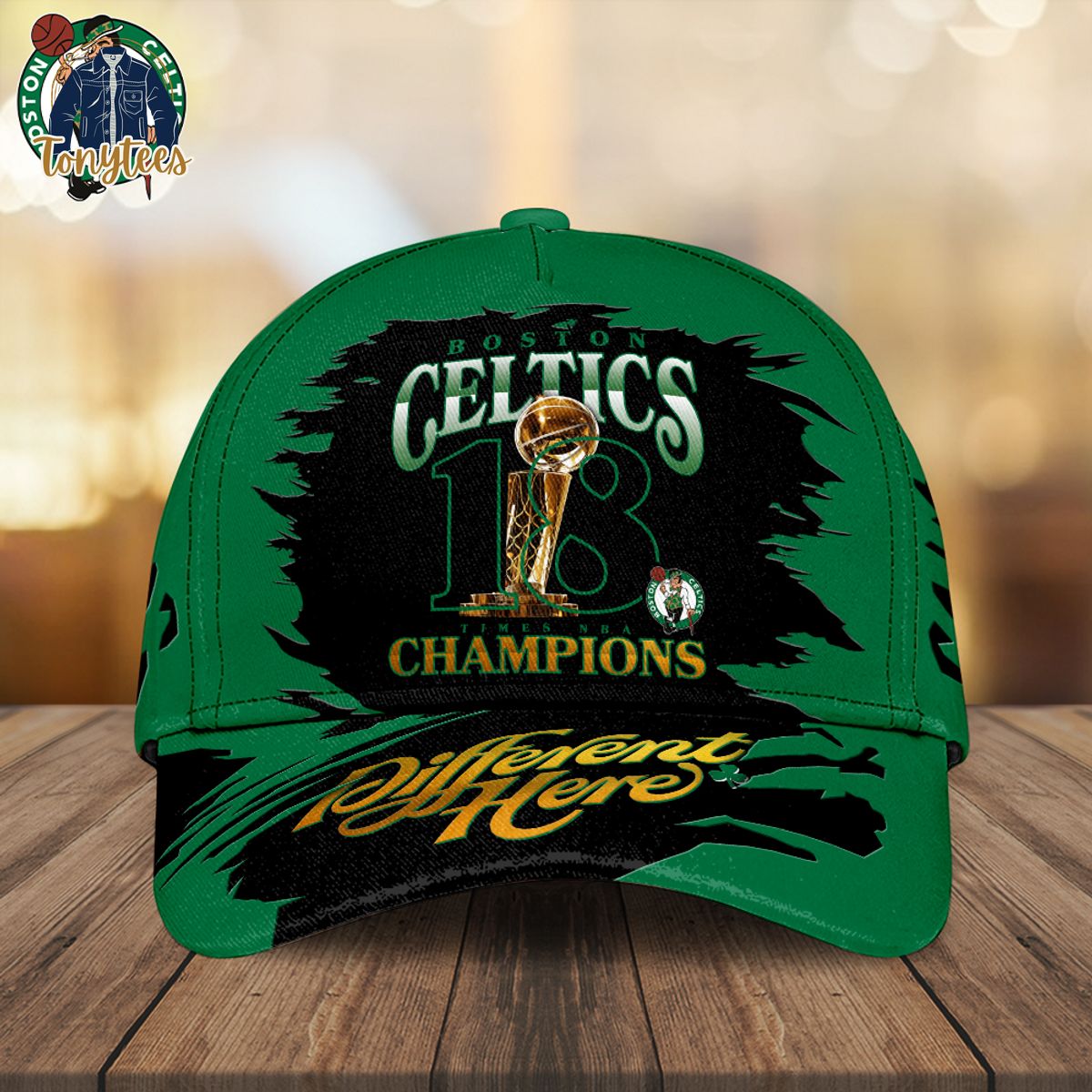 Boston Celtics 18 Times Champions NBA Classic Cap