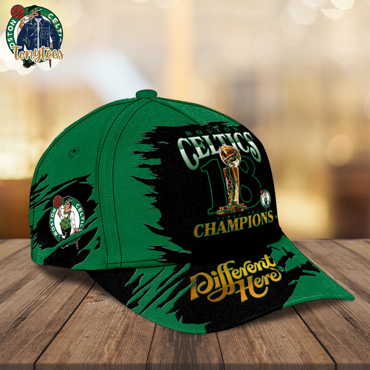 Boston Celtics 18 Times Champions NBA Classic Cap