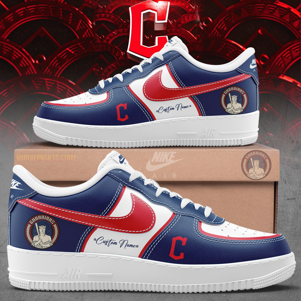 Cleveland Guardians Personalized Air Force 1 Sneaker