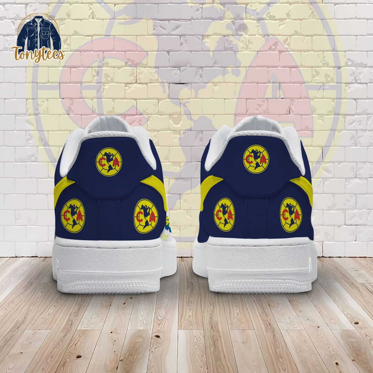 Club América Custom Name Air Force 1 Sneaker