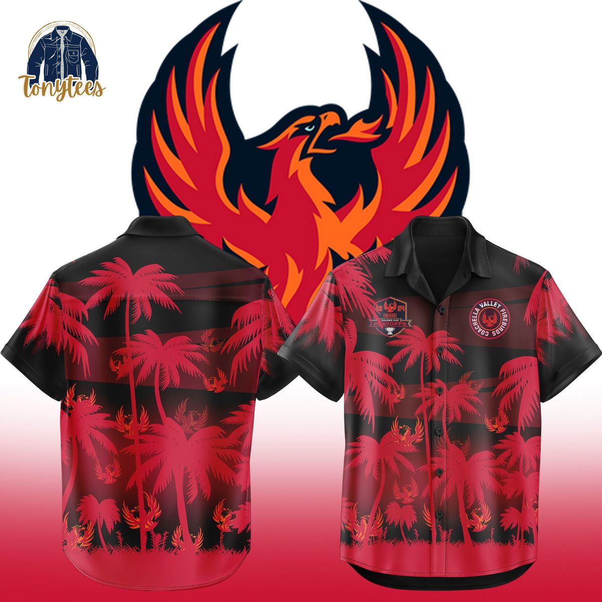 Coachella Valley Firebirds 2024 Hawaiian Shirt