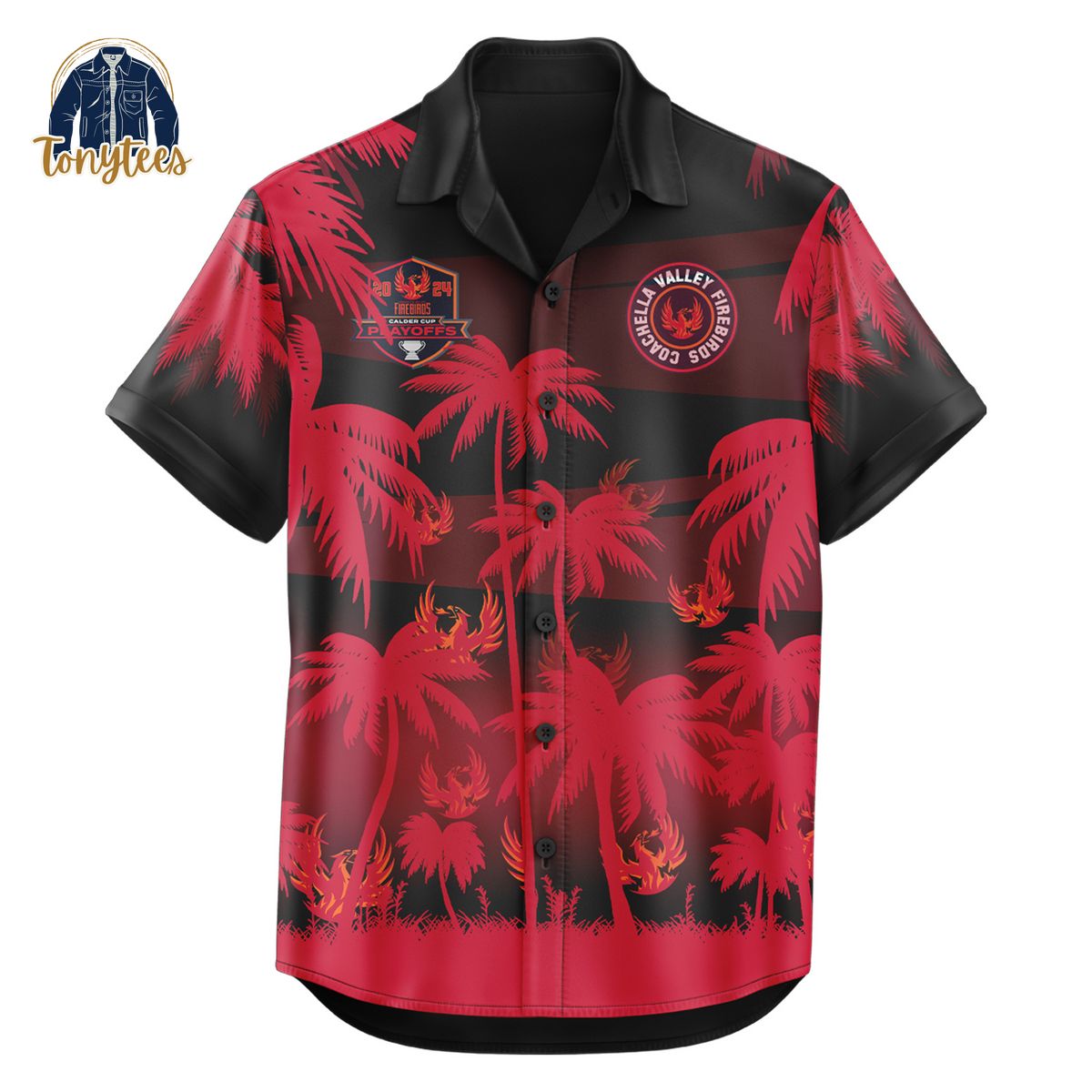 Coachella Valley Firebirds 2024 Hawaiian Shirt