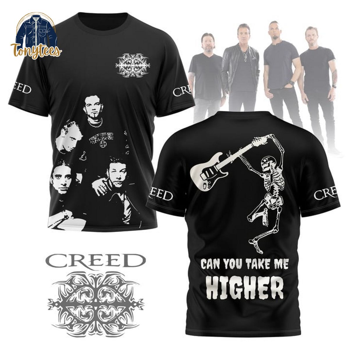 Creed can you take me higher 3d shirt