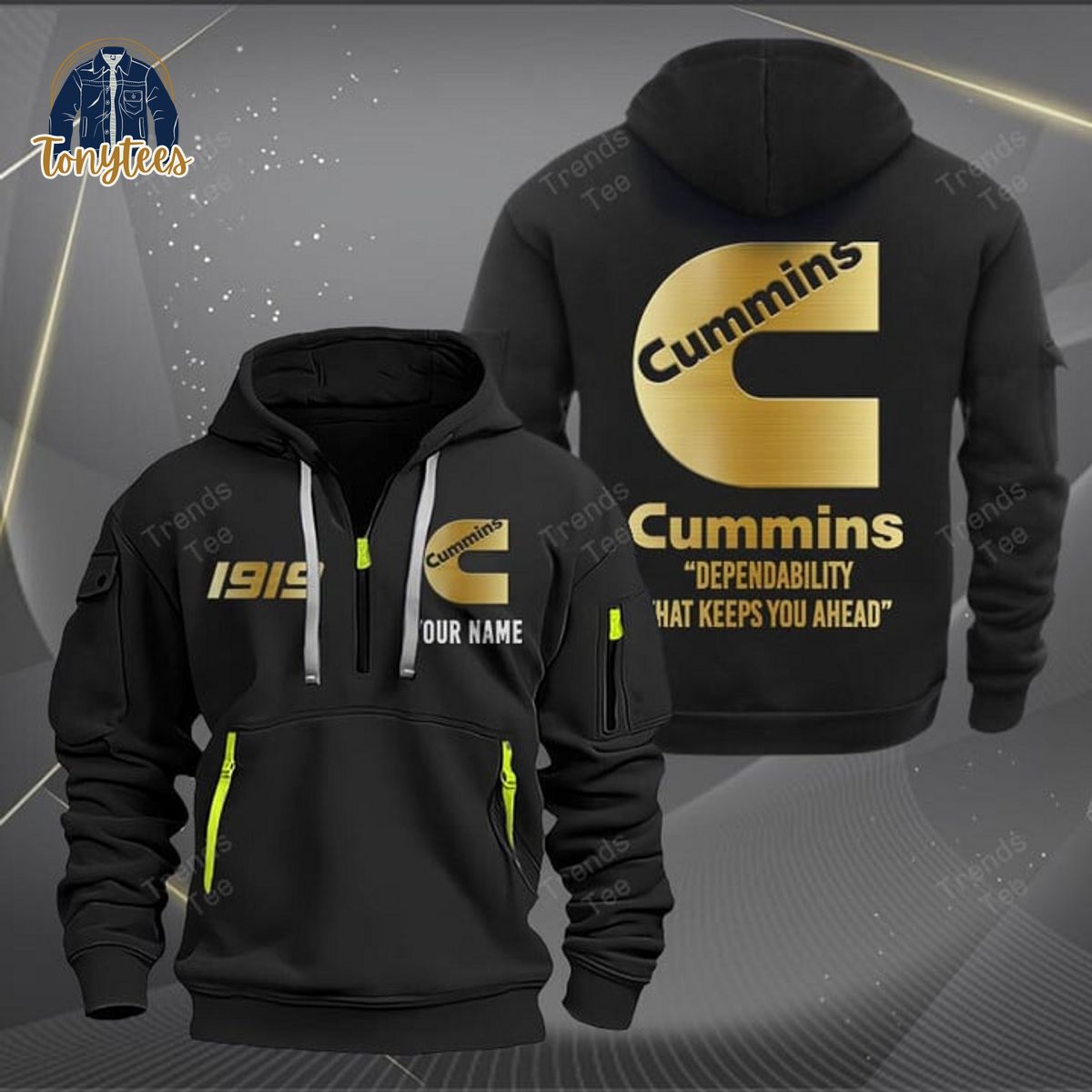 Cummins Personalized Heavy Hoodie