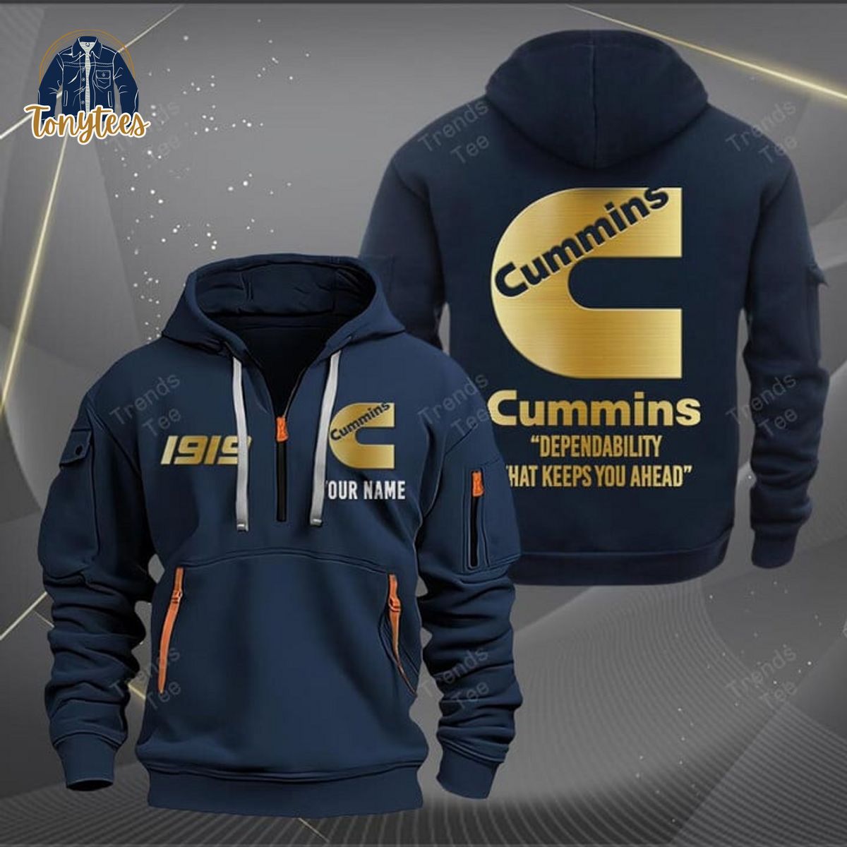 Cummins Personalized Heavy Hoodie