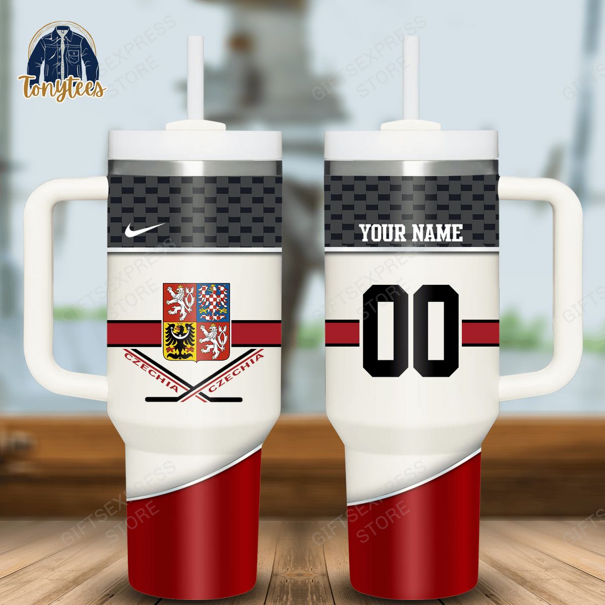 Czechia Personalized Stanley Cup Tumbler