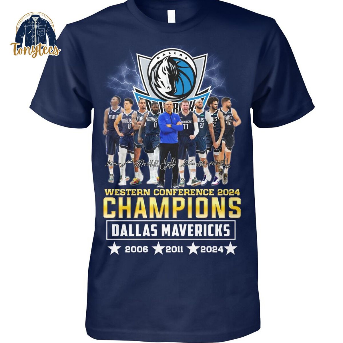 Dallas Mavericks Western Conference 2024 Champions Shirt
