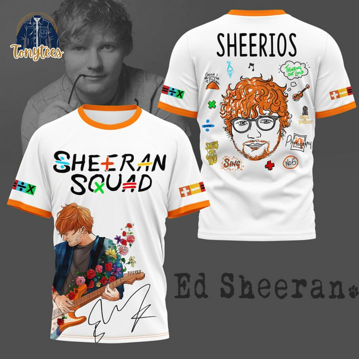 Ed Sheeran Sheeran Squad Sheerios 3d Shirt