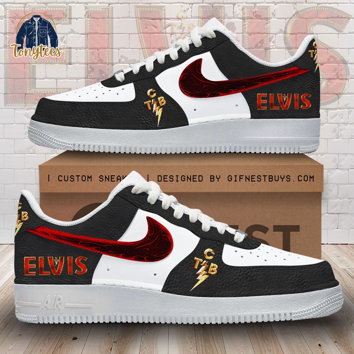 Elvis Presley x TCB Band Air Force 1 Sneaker