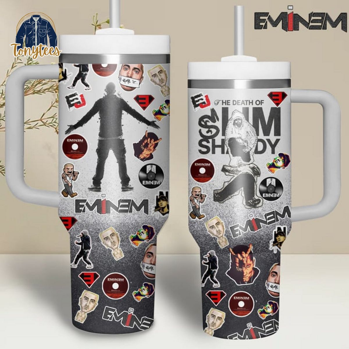 Eminem Slim Shady Stanley Cup Tumbler