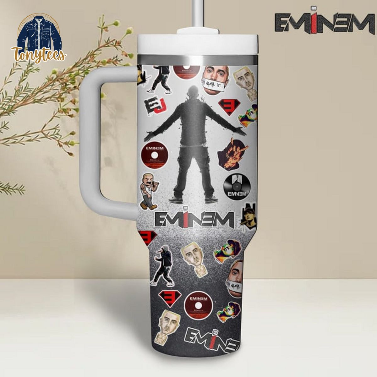 Eminem Slim Shady Stanley Cup Tumbler