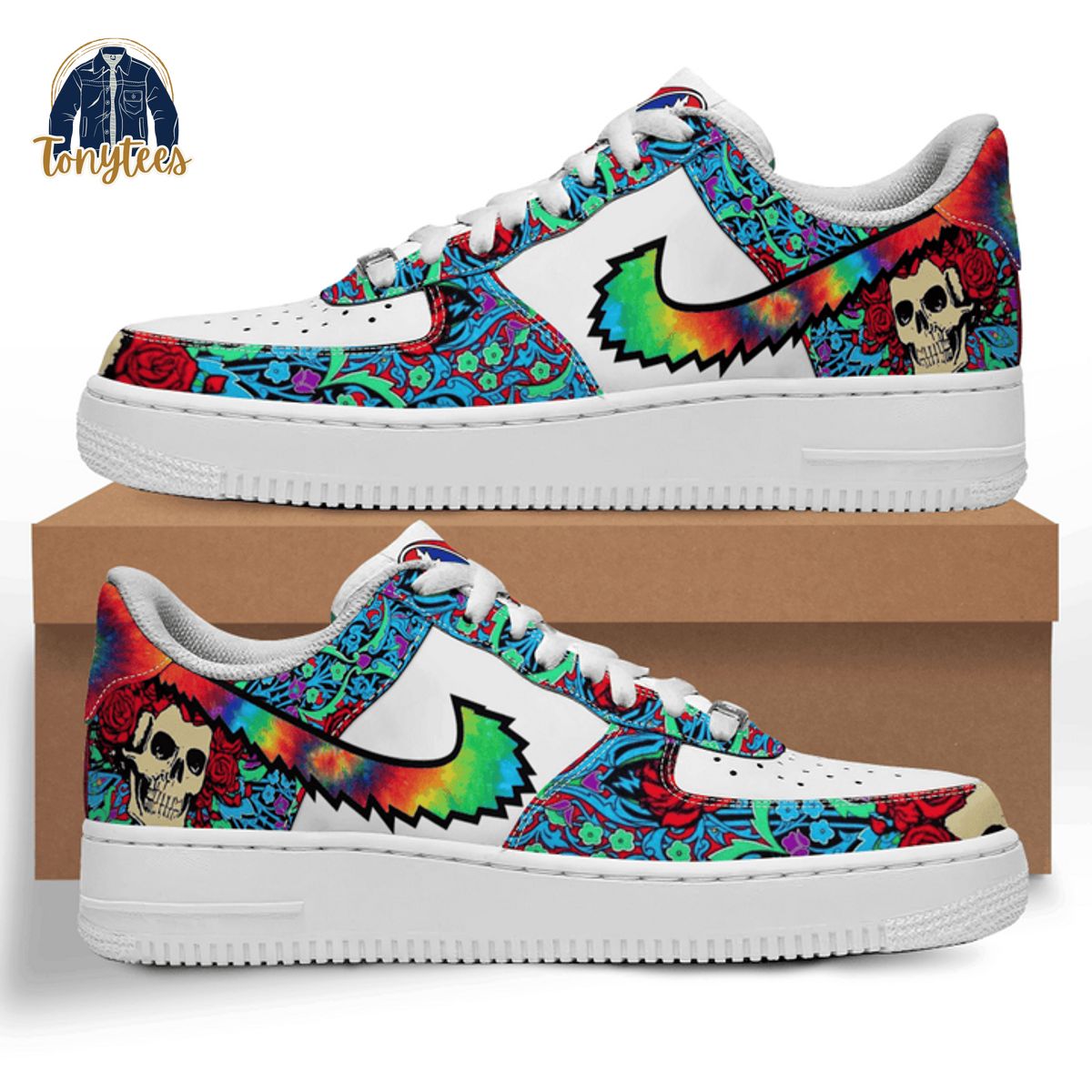 Grateful Dead Colorful Air Force 1 Sneaker