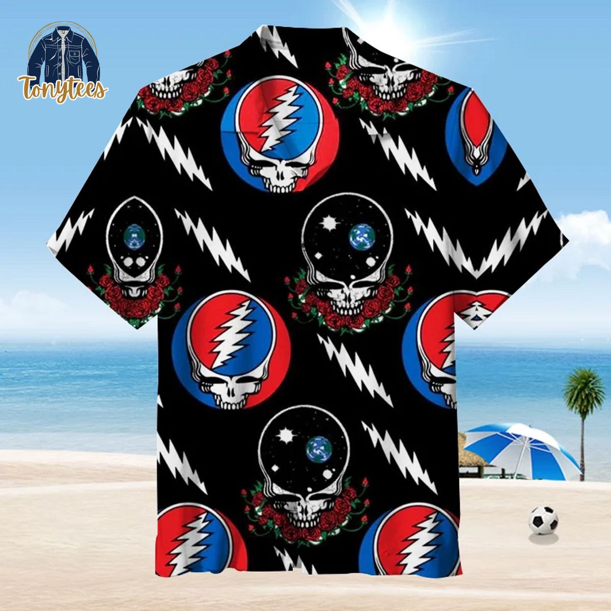 Grateful Dead logo band Hawaiian Shirt