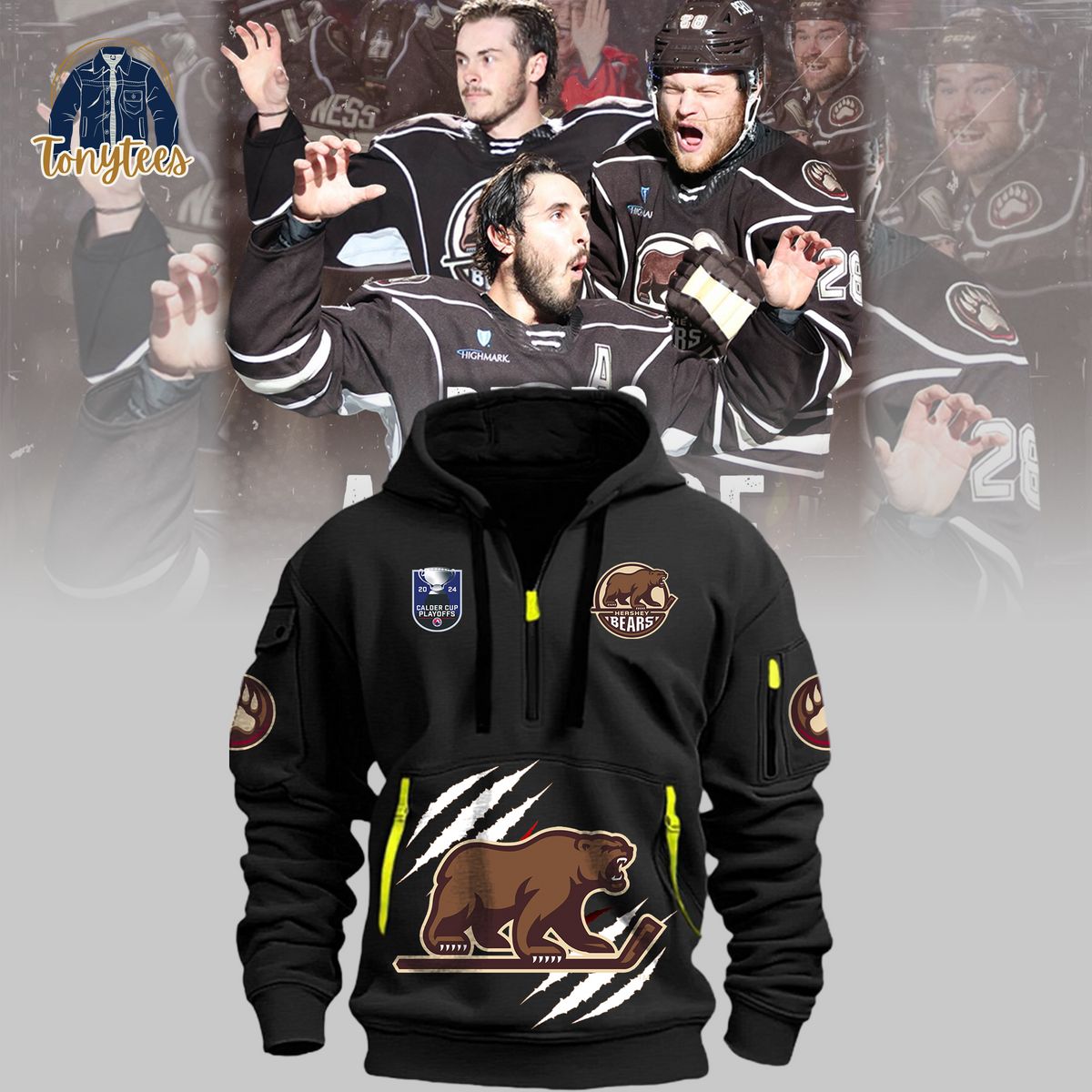 Hershey Bears Calder Cup 2024 New Heavy Hoodie