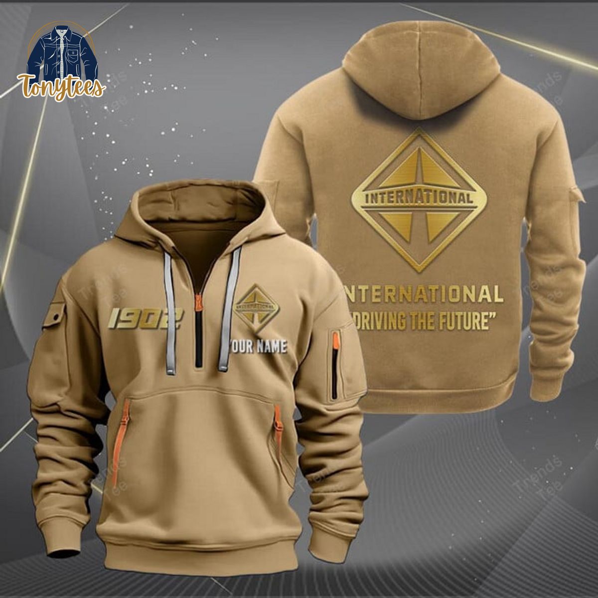 International Driving the Future Personalized Heavy Hoodie