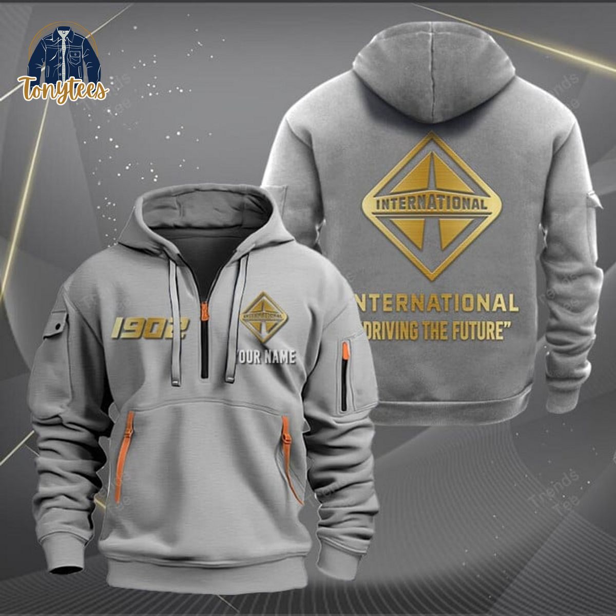 International Driving the Future Personalized Heavy Hoodie