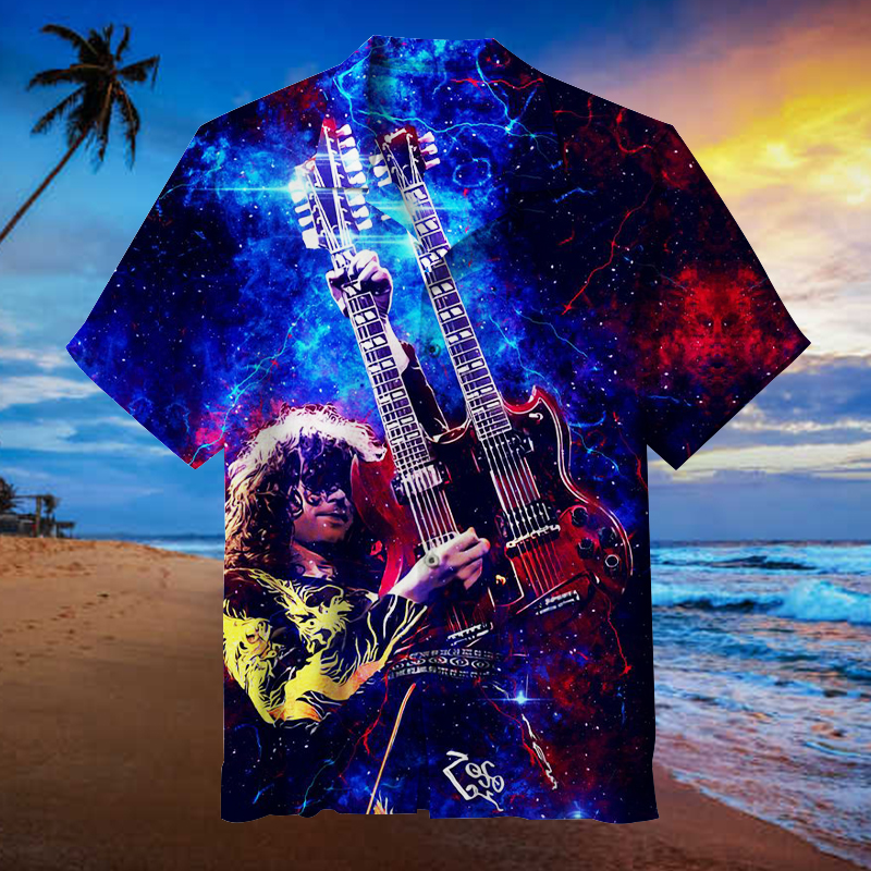 Jimmy Page Universal Hawaiian Shirt