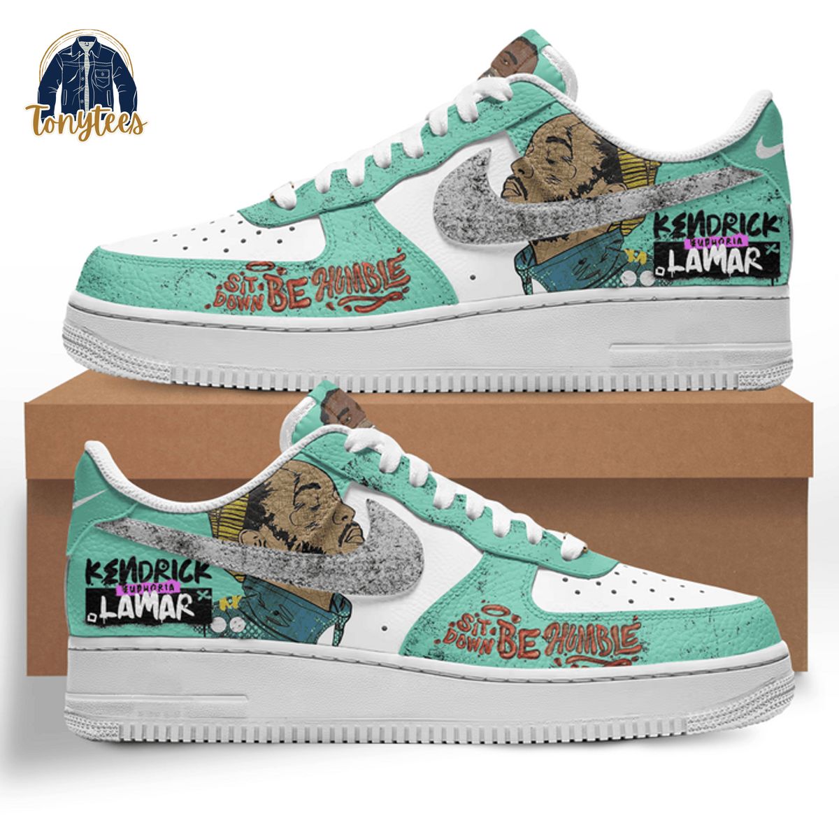 Kendrick Lamar sit down be humble airce force 1 sneaker