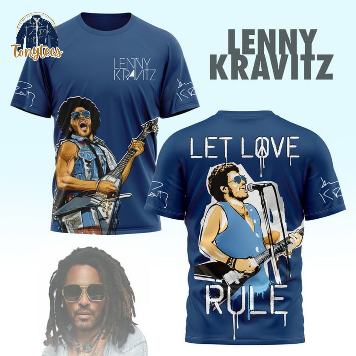 Lenny Kravitz Let Love Rule 3d Shirt