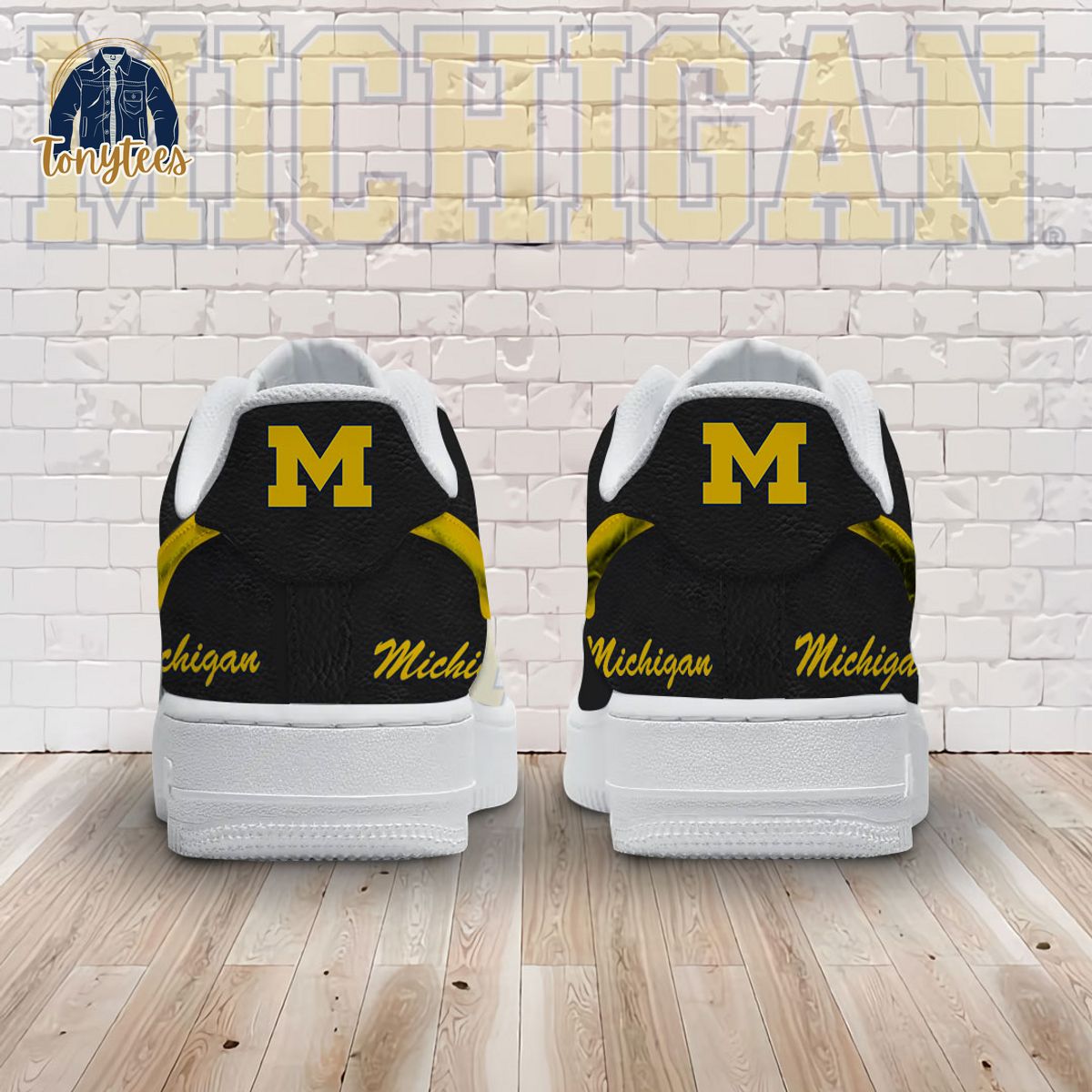 Michigan Wolverines Football Air Force 1 Sneaker