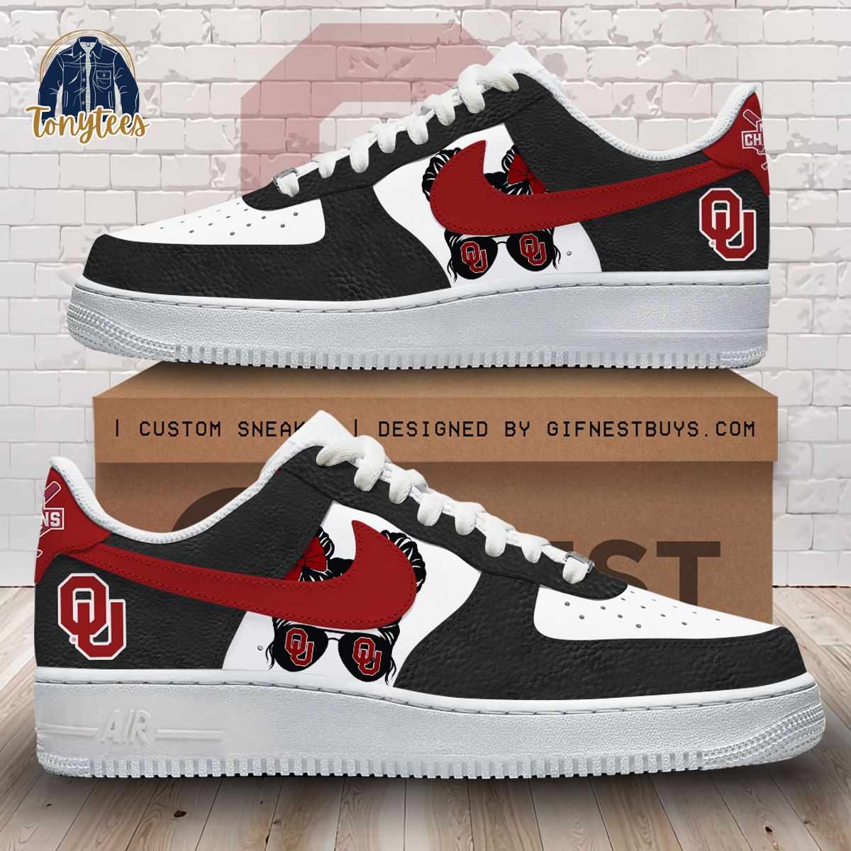 Oklahoma Sooners Women’s Softball Air Force 1 Sneaker