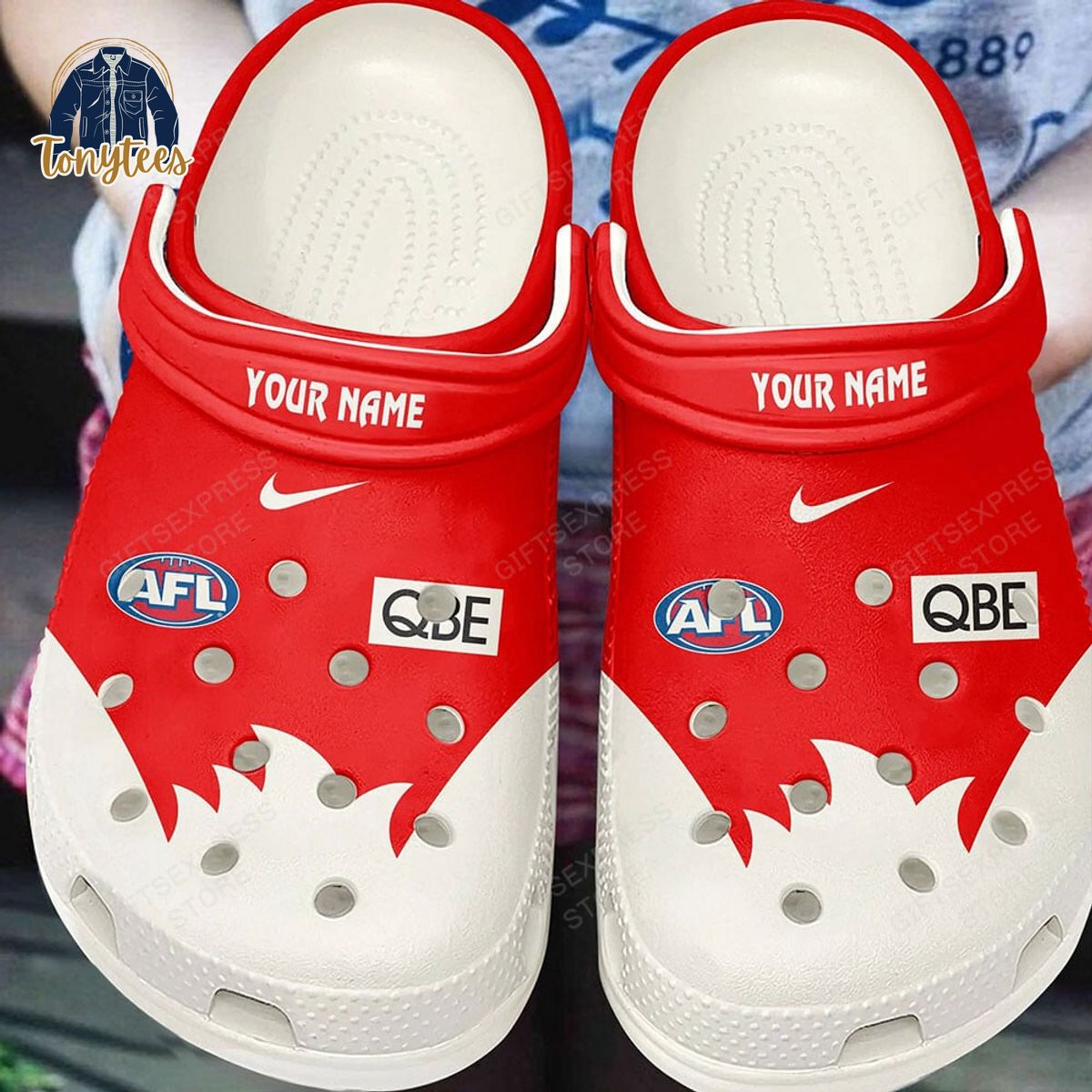 Personalized AFL Sydney Swans Crocs Clogs