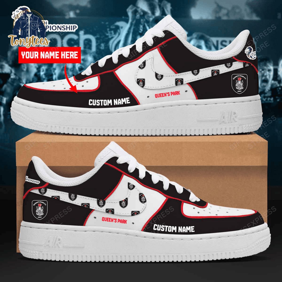 Queen’s Park Custom Name Air Force 1 Sneaker