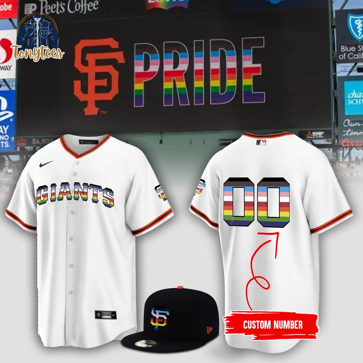 San Francisco Giants Pride Baseball Jersey