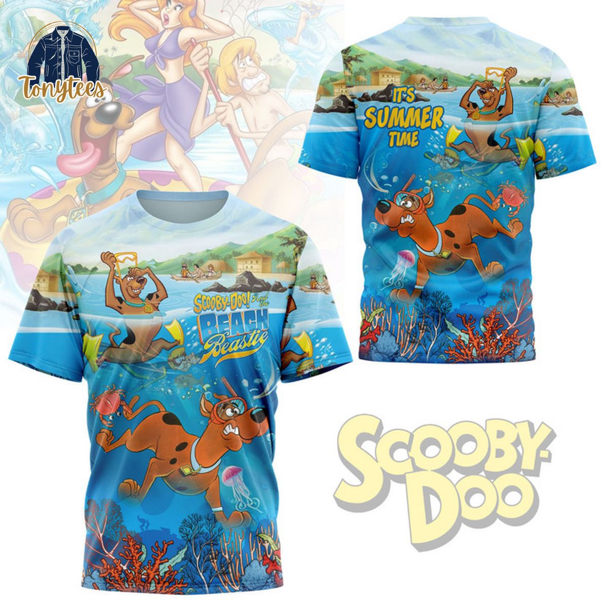 Scooby Doo It’s summer time 3d shirt