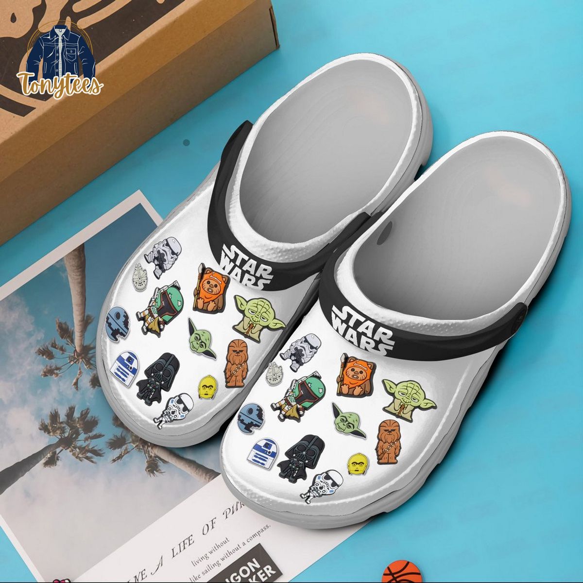 Star Wars stickers crocs clogs