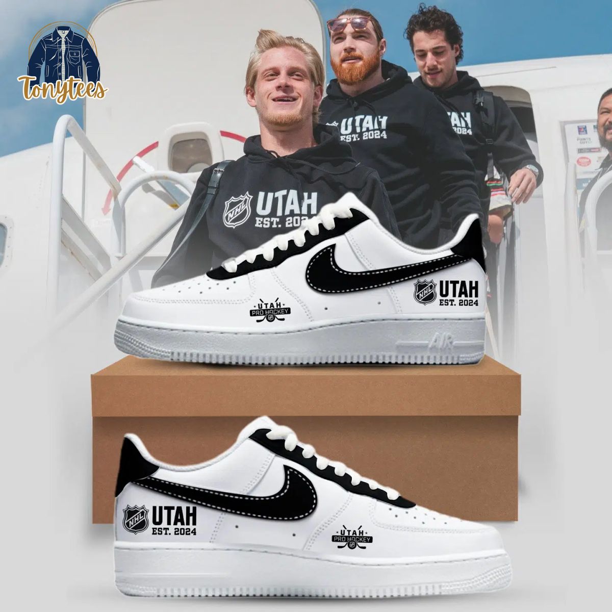 UTAH Est 2024 NHL Air Force 1 Sneaker