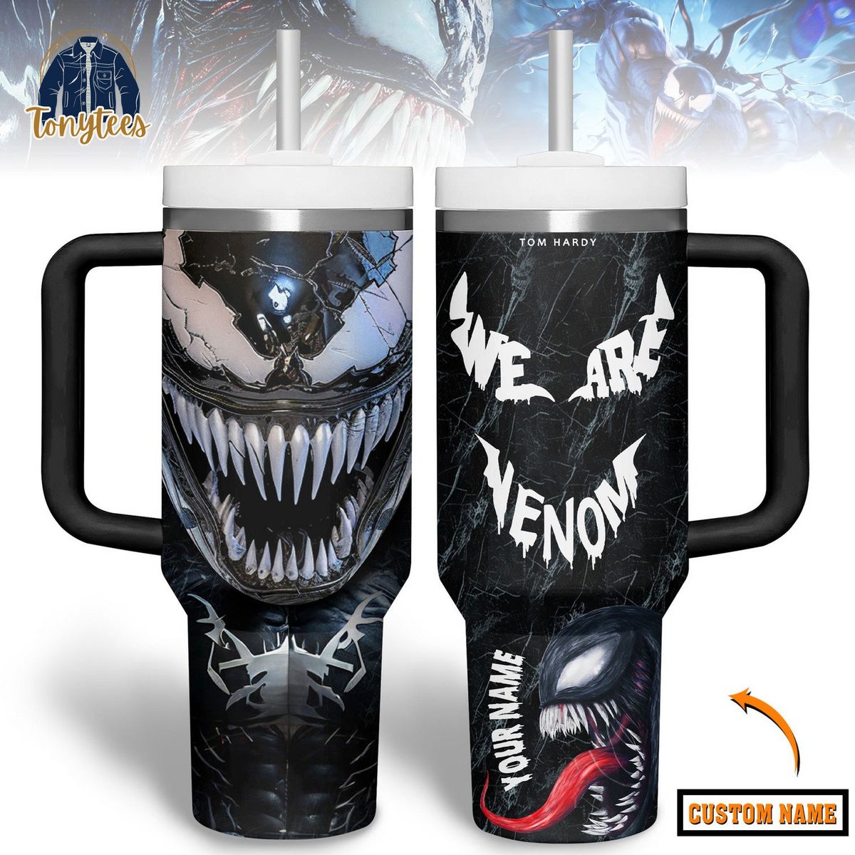 Venom Custom Name Stanley Cup Tumbler