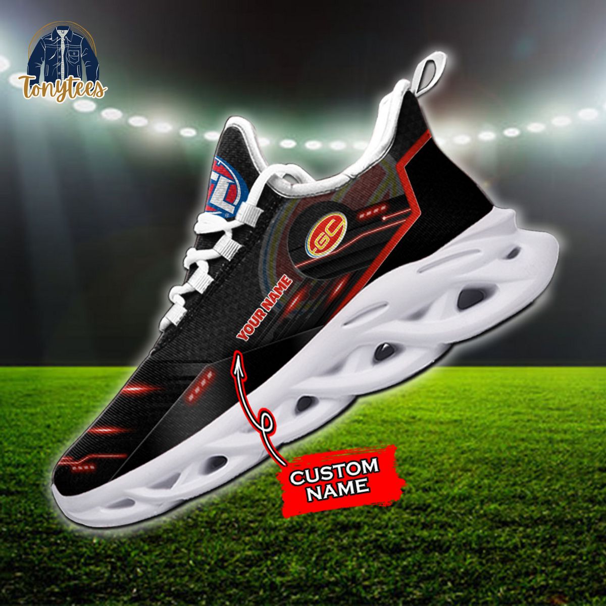 AFL Gold Coast Suns Max Soul Sneaker Custom Name