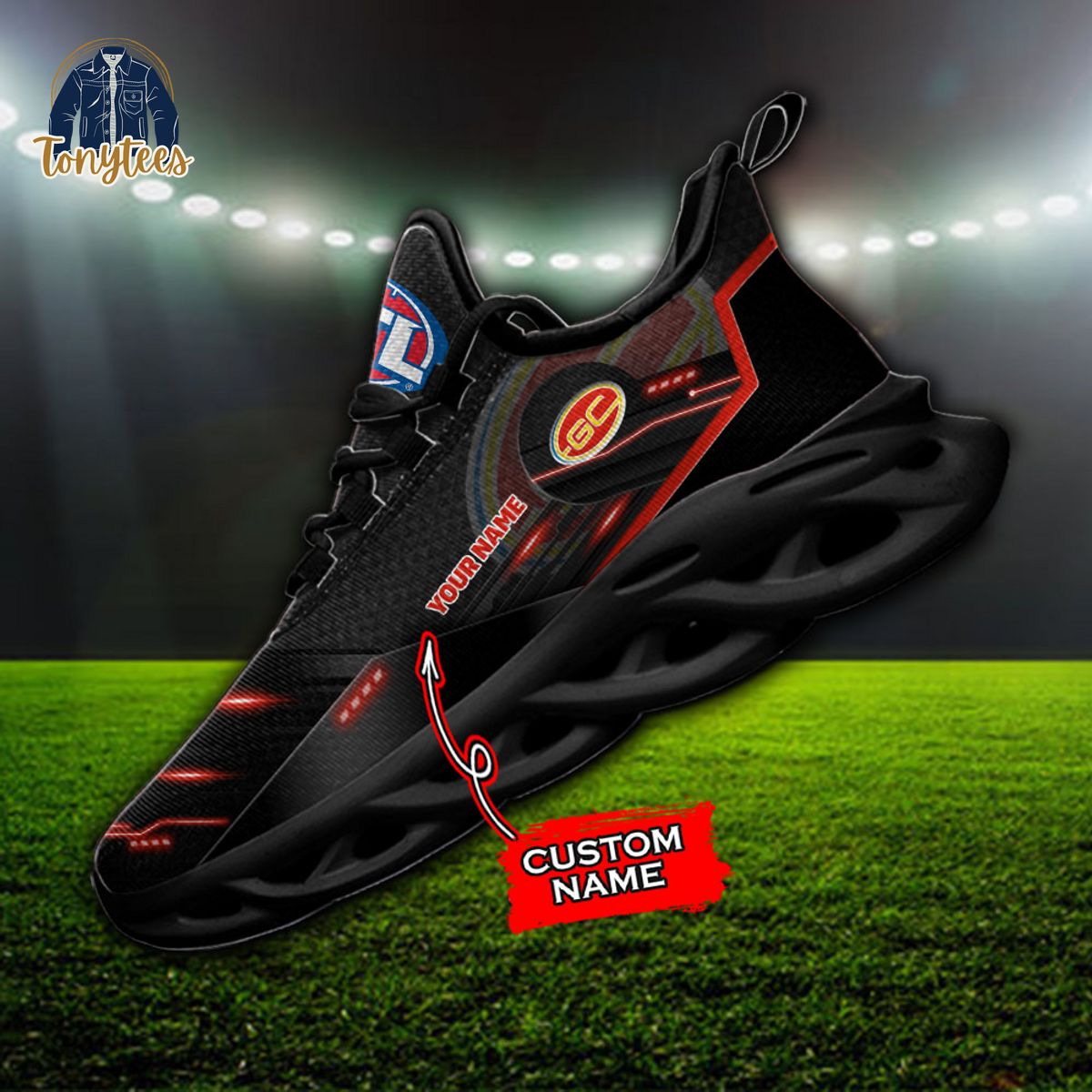 AFL Gold Coast Suns Max Soul Sneaker Custom Name