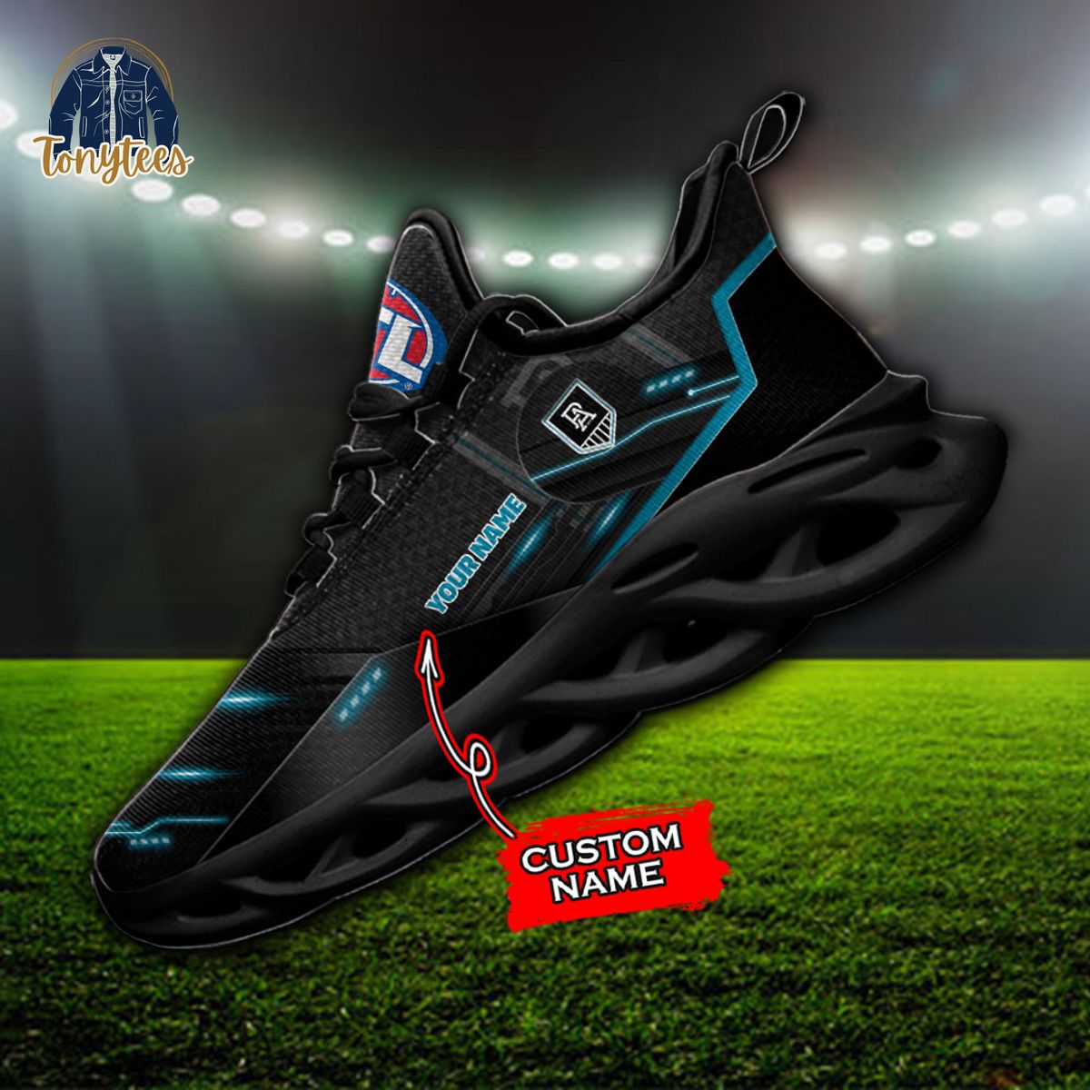 AFL Port Adelaide Power Max Soul Sneaker Custom Name