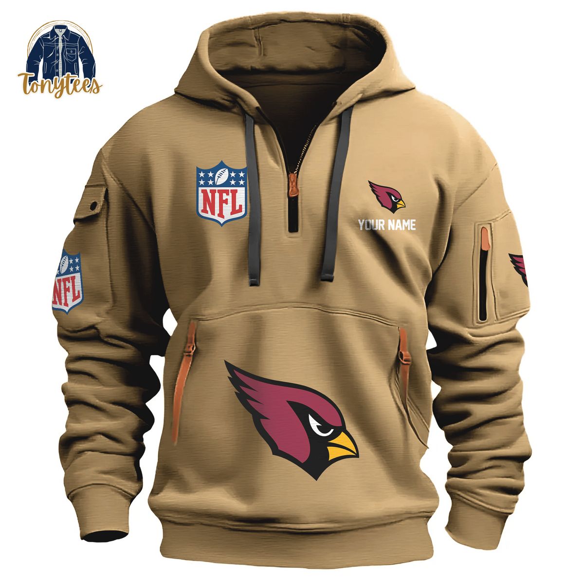 Arizona Cardinals NFL Personalized New Heavy Hoodie