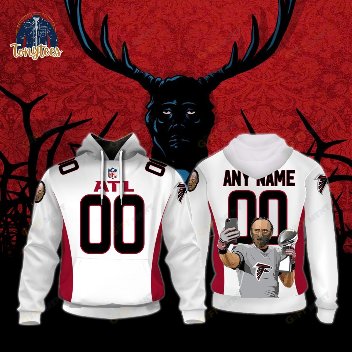 Atlanta Falcons x Hannibal Jersey Style Hoodie