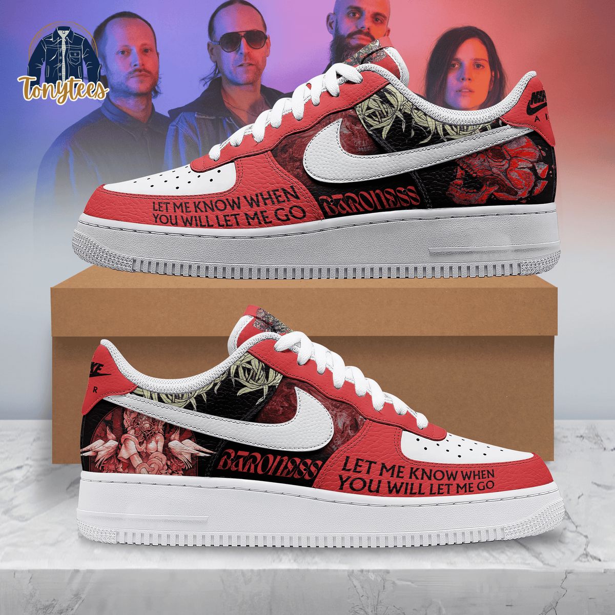 Baroness band air force 1 sneaker