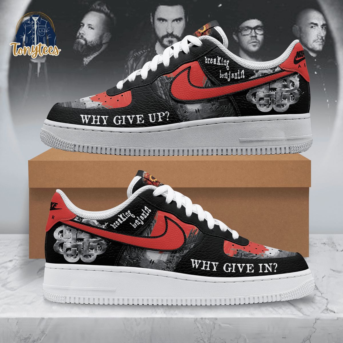 Breaking Benjamin band air force 1 sneaker