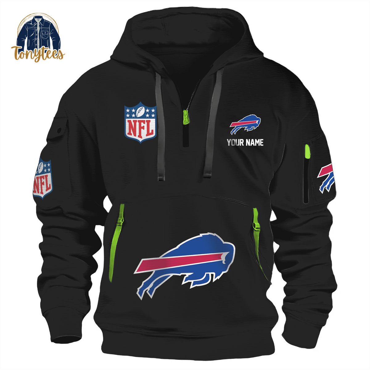 Buffalo Bills NFL Personalized New Heavy Hoodie