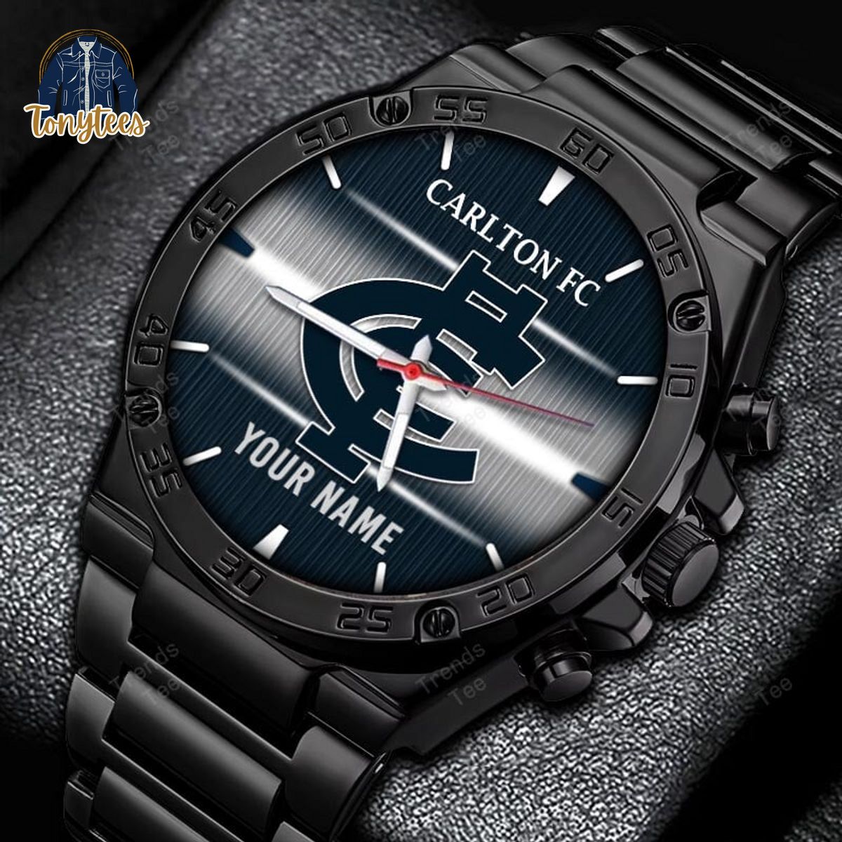 Carlton Football Club AFL Personalized Stainless Steel Watch