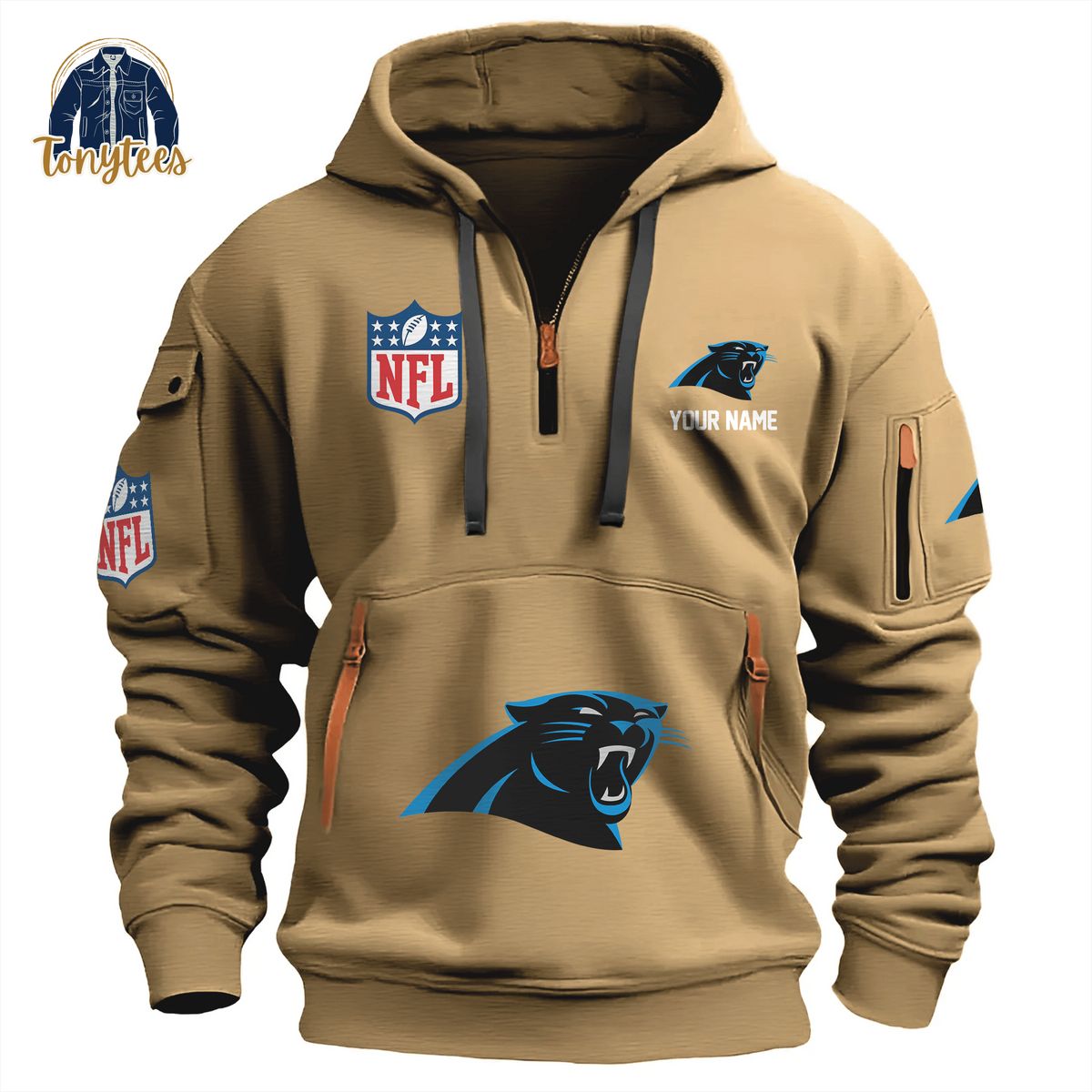 Carolina Panthers NFL Personalized New Heavy Hoodie