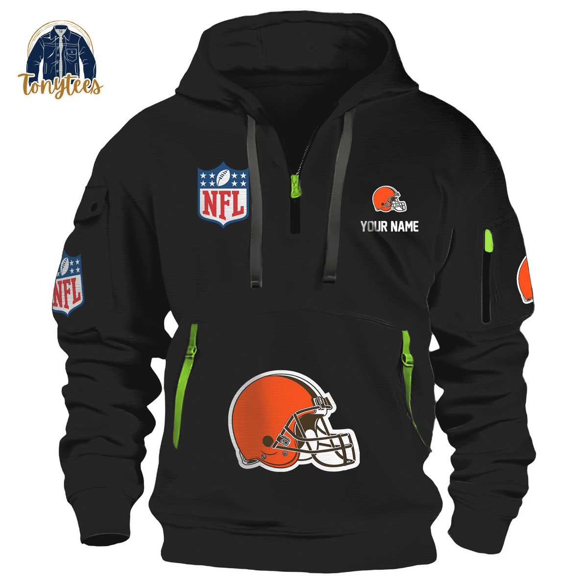 Cleveland Browns NFL Personalized New Heavy Hoodie