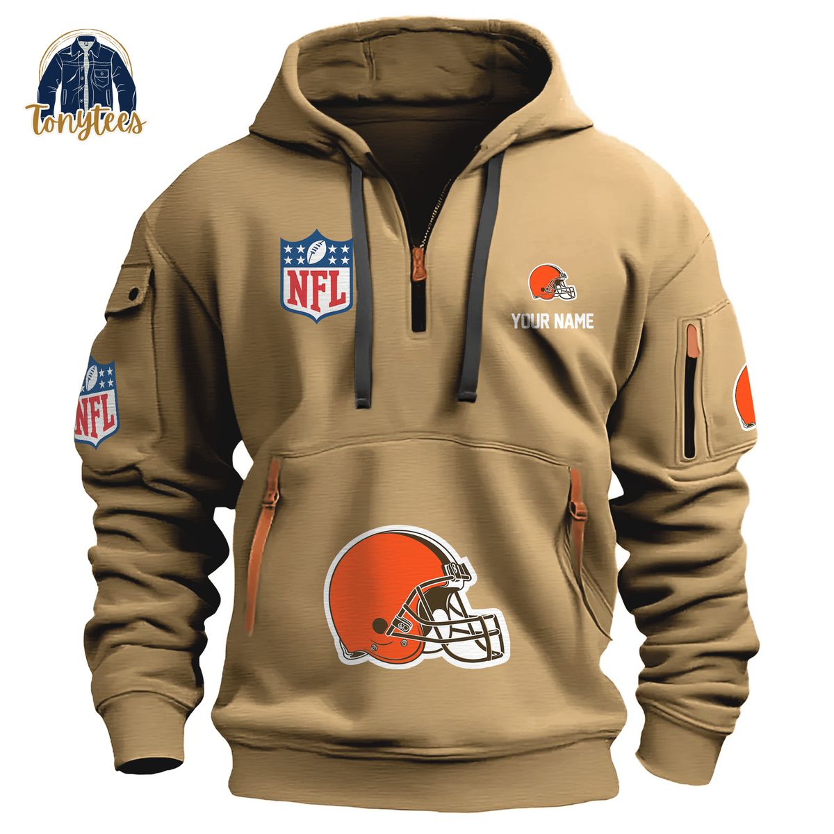 Cleveland Browns NFL Personalized New Heavy Hoodie