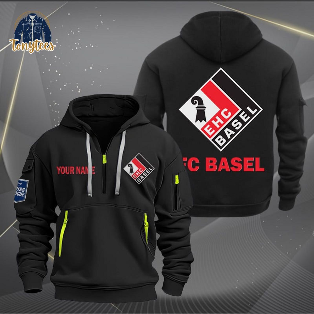 EHC Basel Personalized New Heavy Hoodie